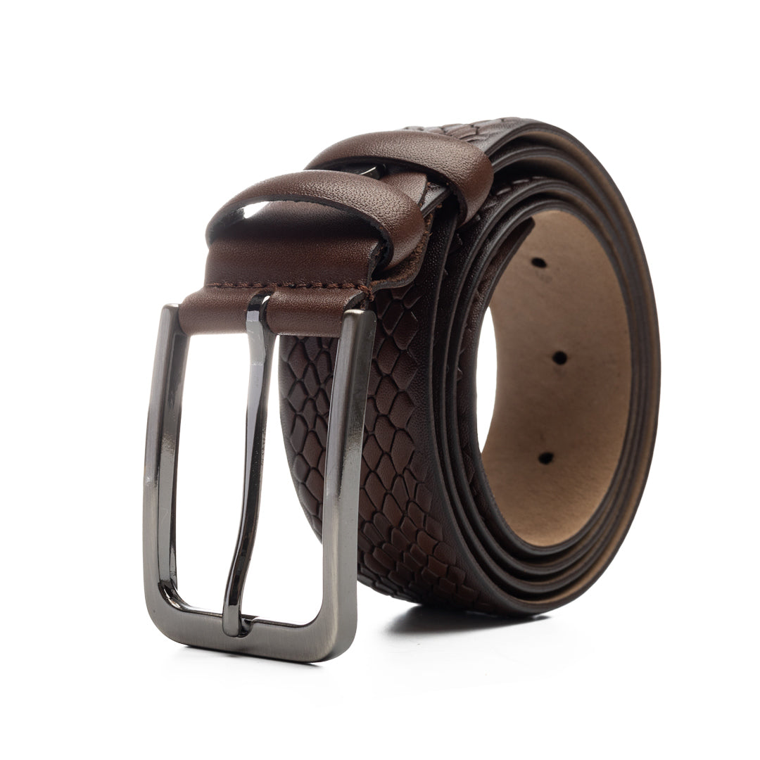 Curea-barbati-piele-naturala-maro-Snake3.jpg