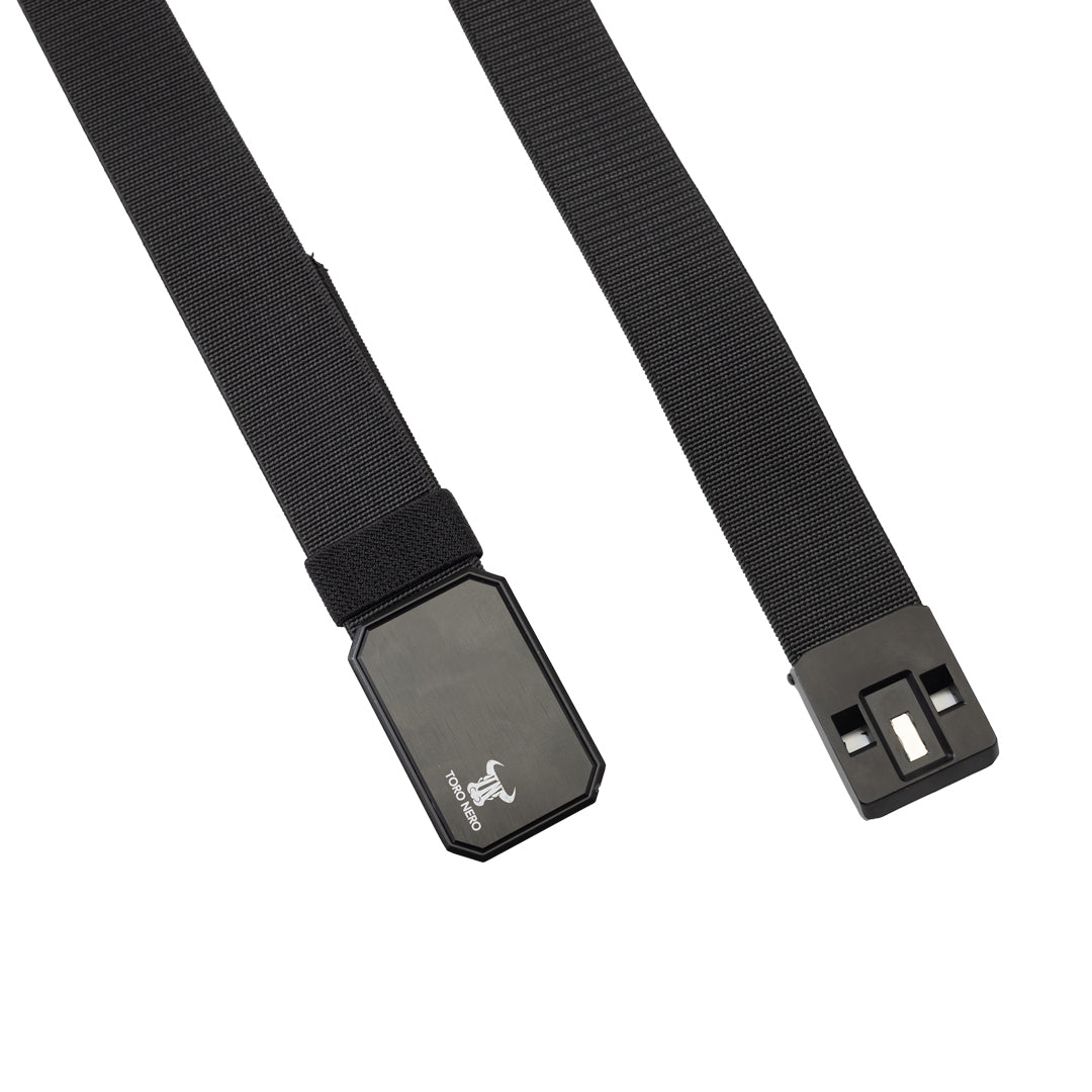 Curea barbati elastica,catarama magnetica,reglabila pentru mai multe dimensiuni(maxim 125cm), negru Tor
