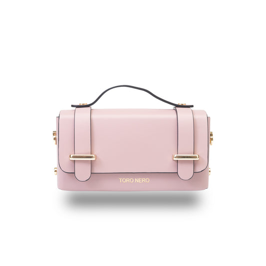 Borsa da donna in vera pelle rosa Natalia