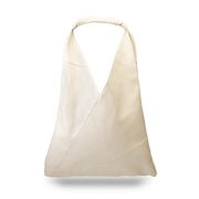 Damenhandtasche aus beigem Echtleder Camelia