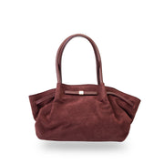 Geantă damă din piele naturala bordo Elena