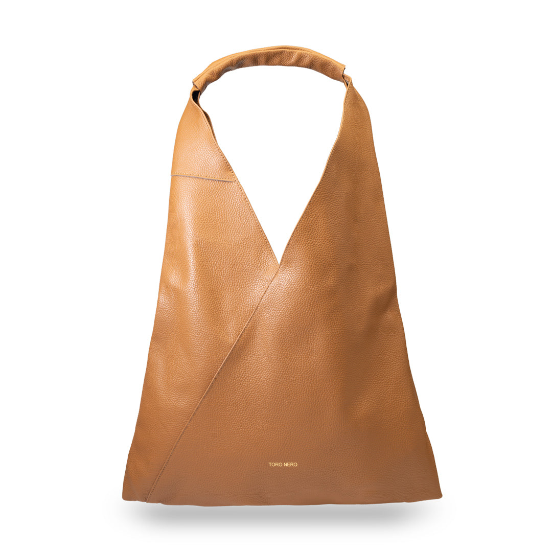 Borsa da donna in vera pelle marrone Camelia