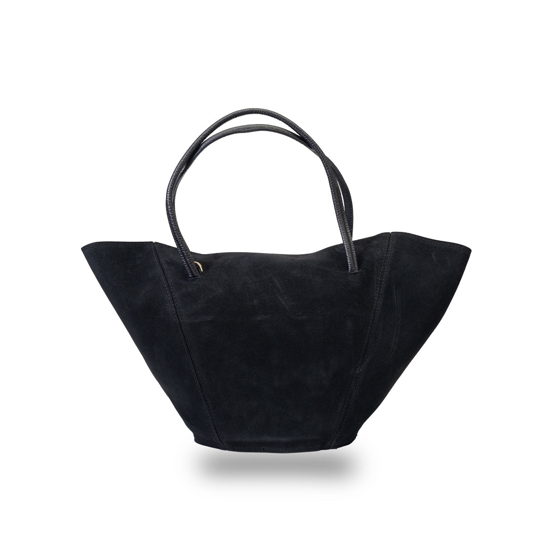 Borsa da donna in vera pelle nera Diana