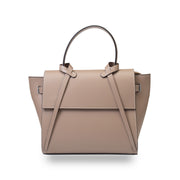 Sac à main pour femme en cuir véritable taupe Erika