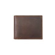 Herrenbrieftasche aus braunem OIL-Naturleder
