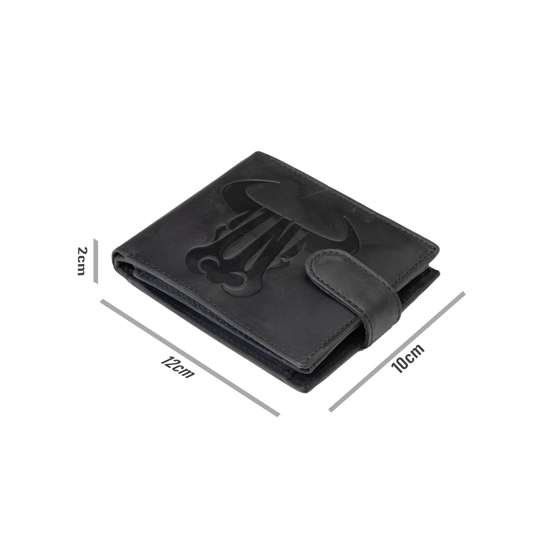 Portofel barbati din piele naturala negru brand Toro